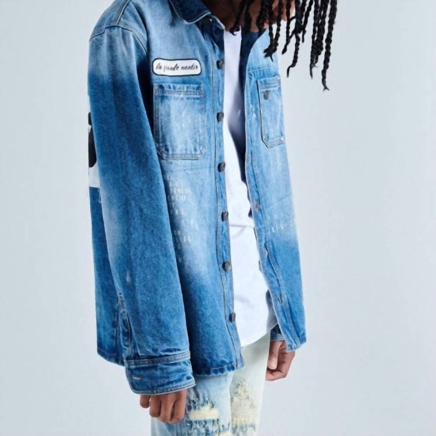 Gala - MEN'S MENTIROSA BUTTON UP DENIM JACKET