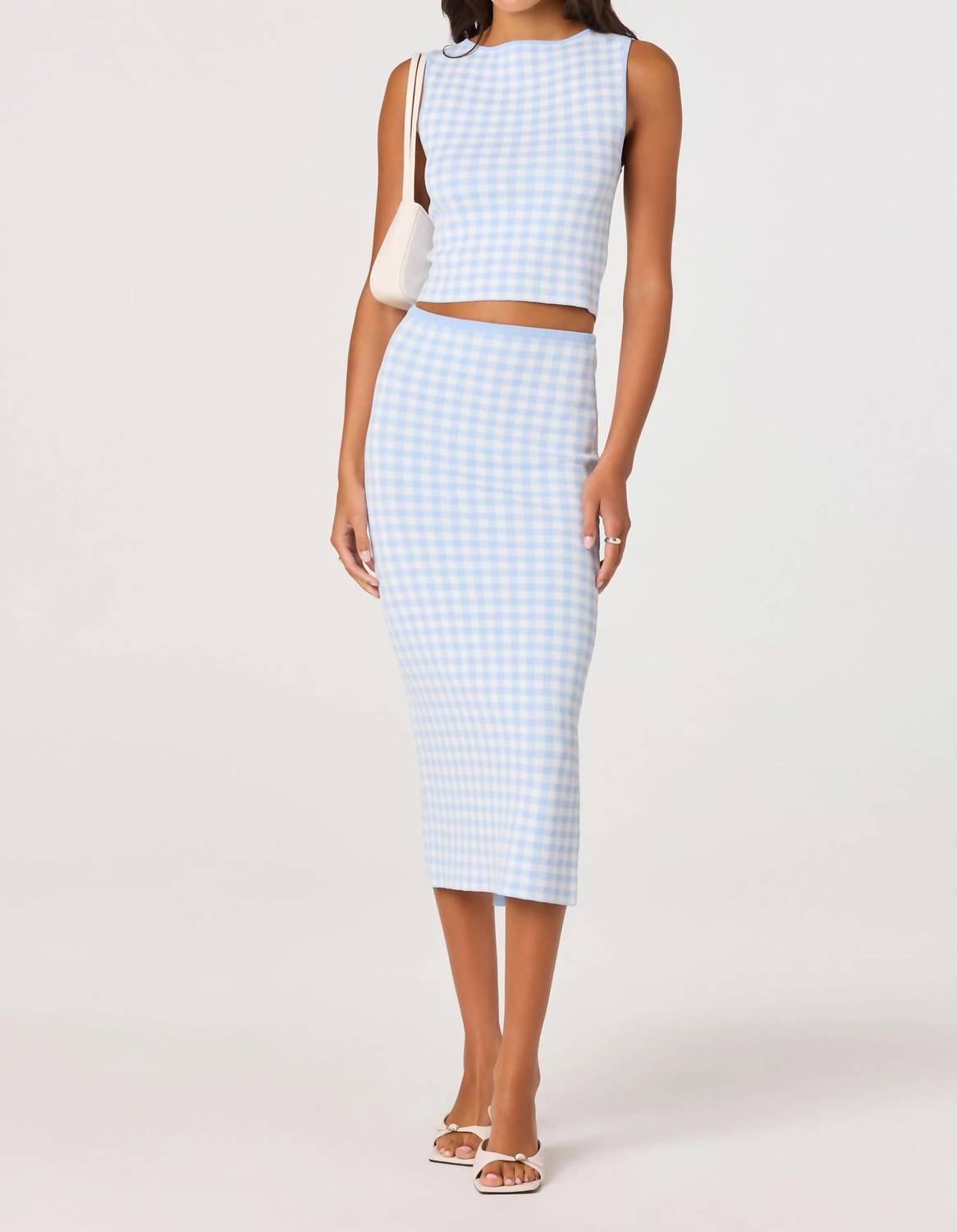 Astr - Gingham Skirt