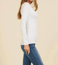 Majestic Filatures - Soft Touch Long Sleeve Crew Neck Tee