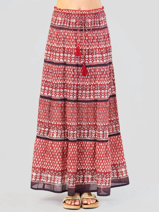 M.A.B.E. - Mari Print Maxi Skirt