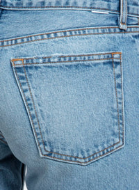 Askk Ny - Low Rise Straight Leg Jeans