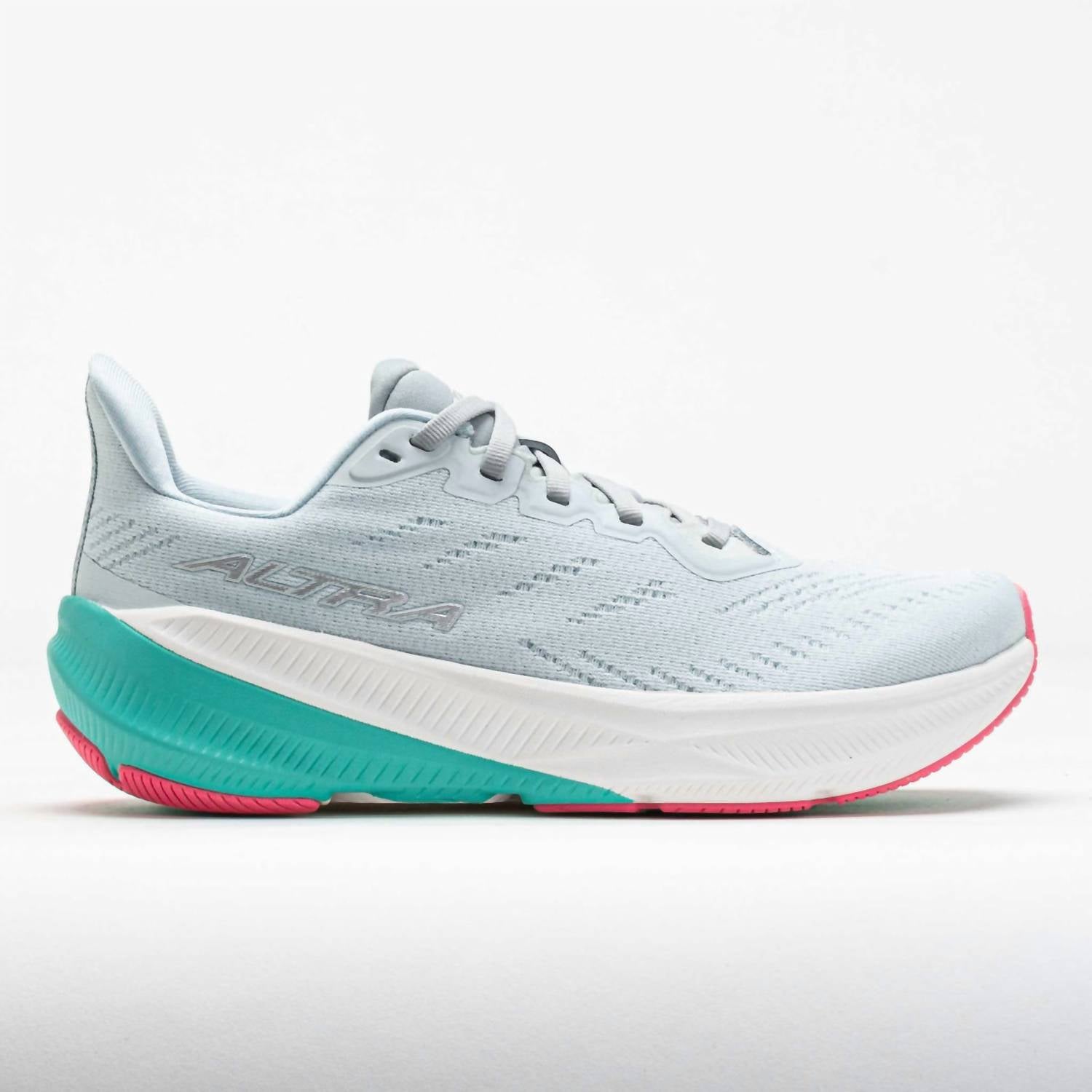 ALTRA Women's Experience Flow 2 Running Shoes in gray teal - women's shoe - detail view