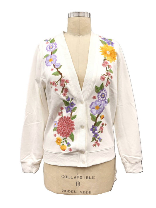 Paparazzi - Women's French Terry Crop Cardigan