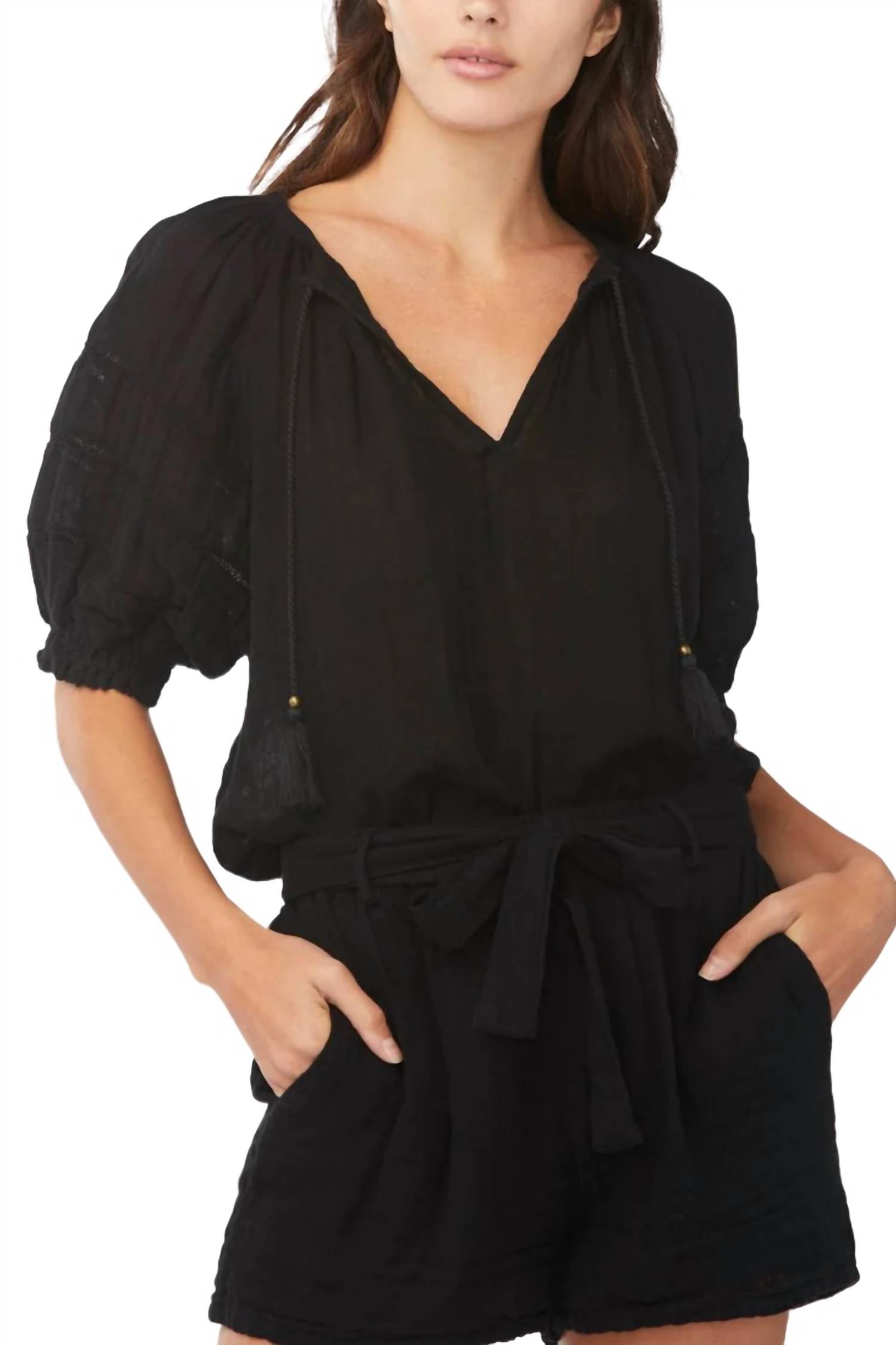 COLETTE V-NECK TOP