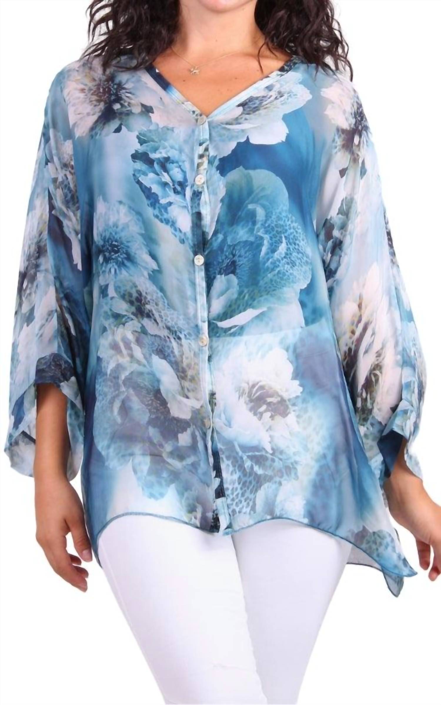 Gigi Moda - Angelo Jungle Silk Blouse