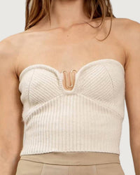 Moon River - Wren Knitted Sweetheart Tube Top
