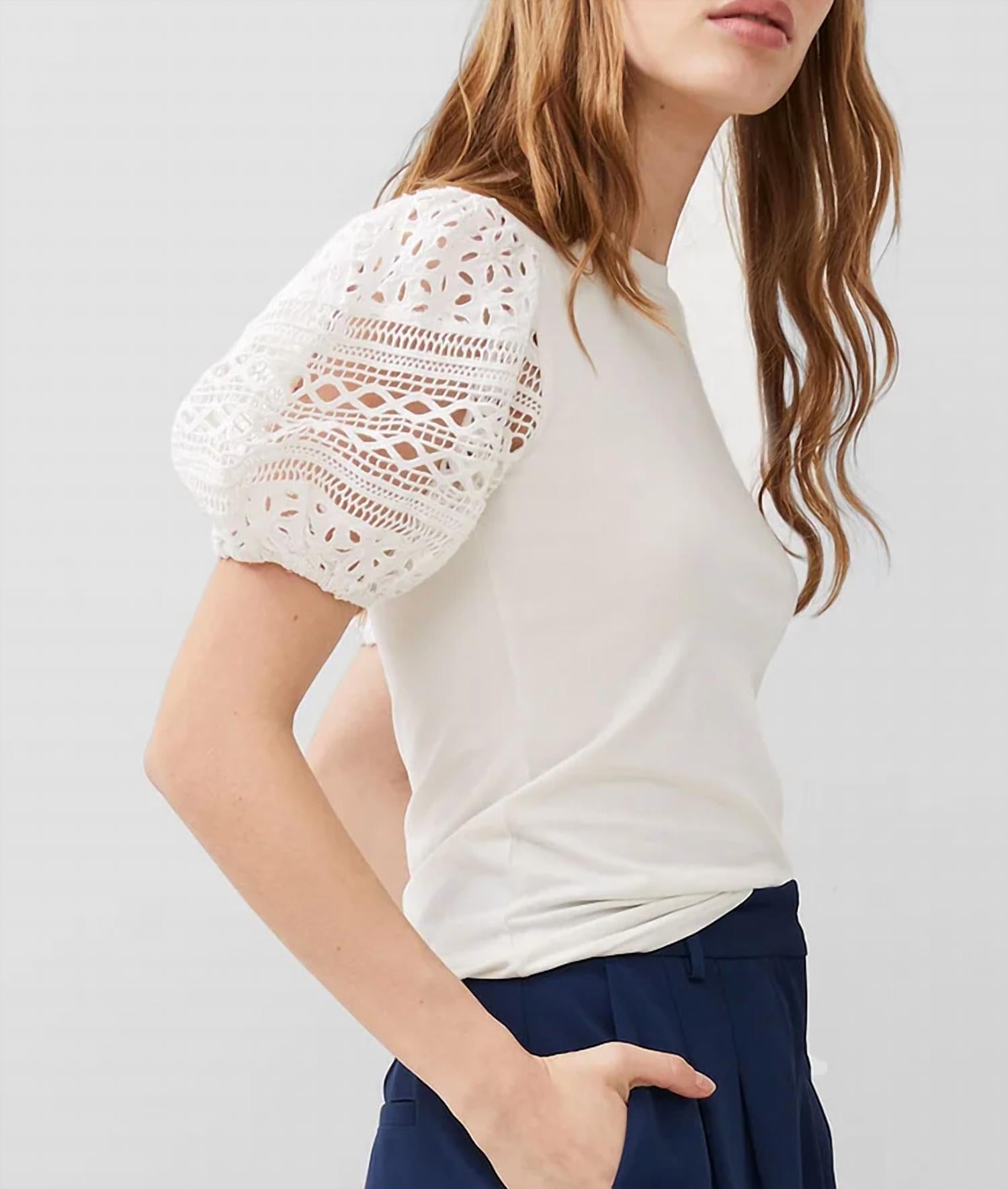 French Connection - Rosana Anges Broiderie Top