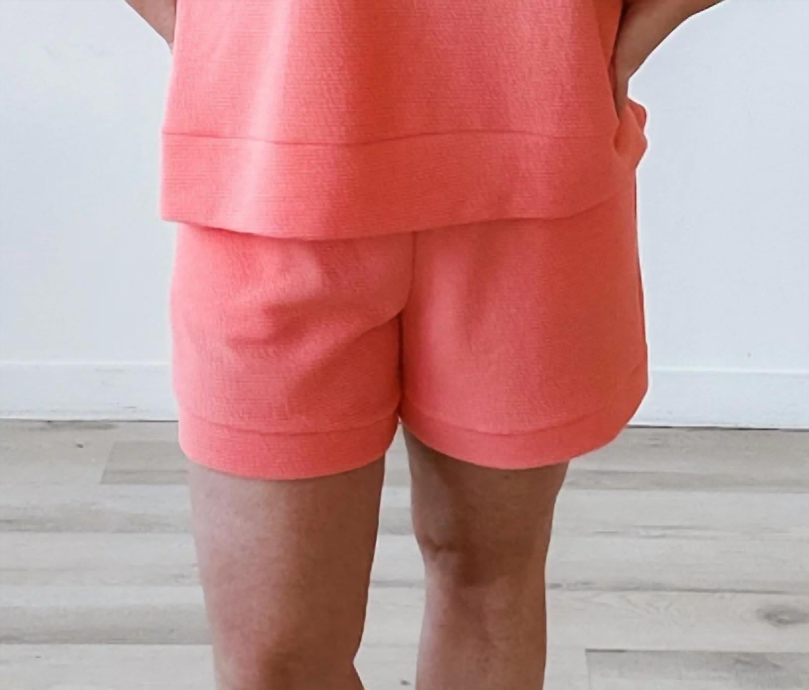 Stylive - Jenny Textured Lounge Shorts