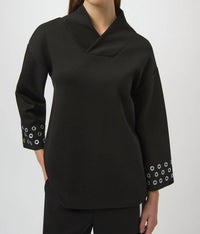 Joseph Ribkoff - Grommet 3/4 Sleeve Top