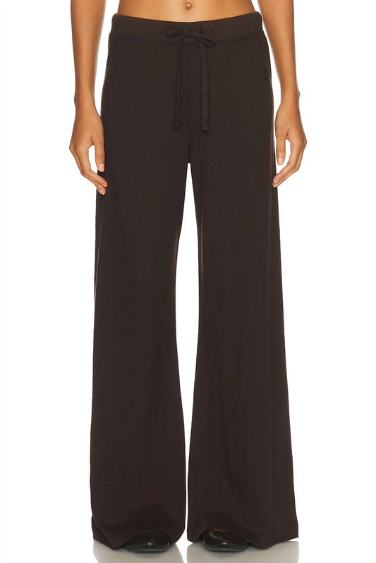 Eterne - Drawstring Wide Leg Sweatpants