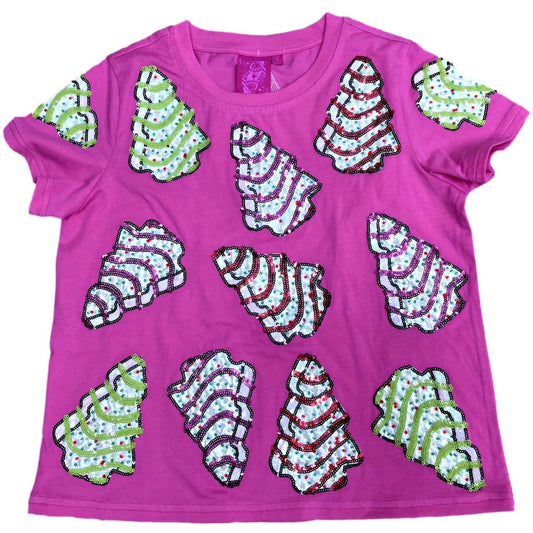 Queen Of Sparkles - Kids Little Debbie Trees Tee