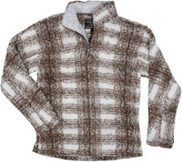 True Grit - Men's Big Plaid 1/4 Zip Pullover