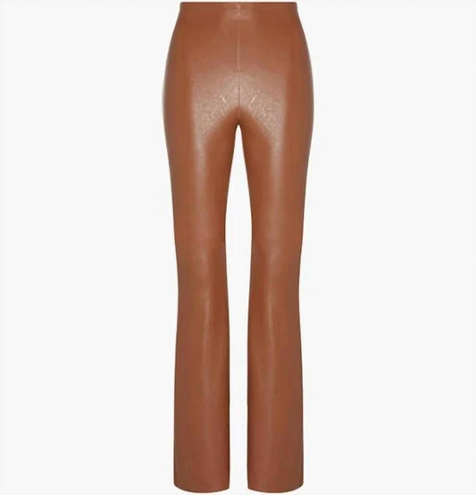 Commando - Women's Faux leather flared leggings