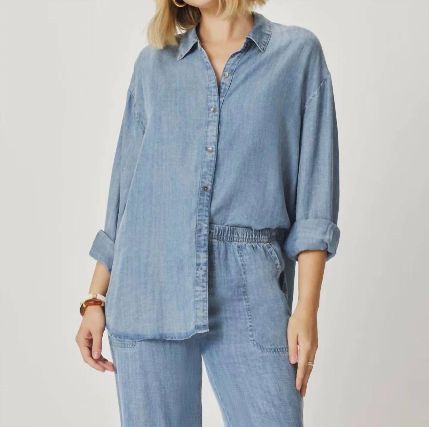 Splendid - Button Down Long Sleeve Shirt