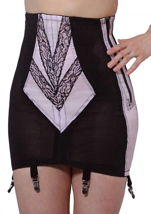 Rago - High Waist Open Bottom Girdle With Zipper