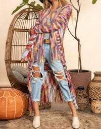 Blue Buttercup - Multi Yarn Cardigan