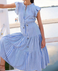Oliphant - Cinched Flirty Midi Dress
