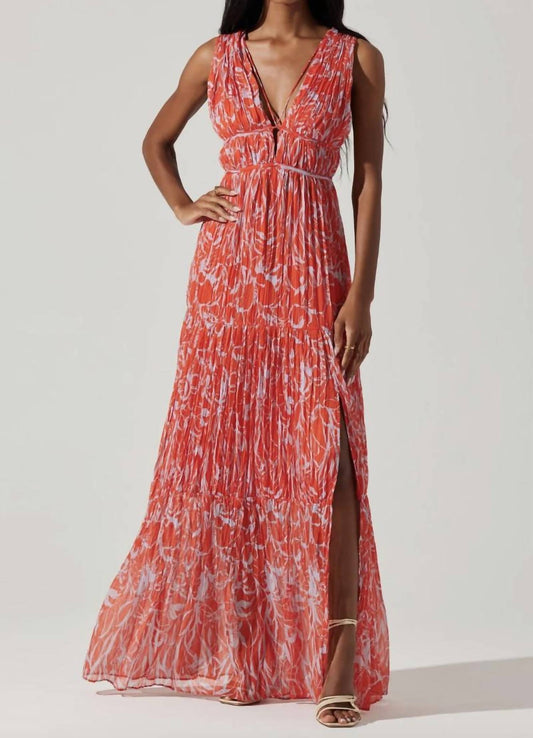 Astr - Pescadero Pleated Maxi Dress