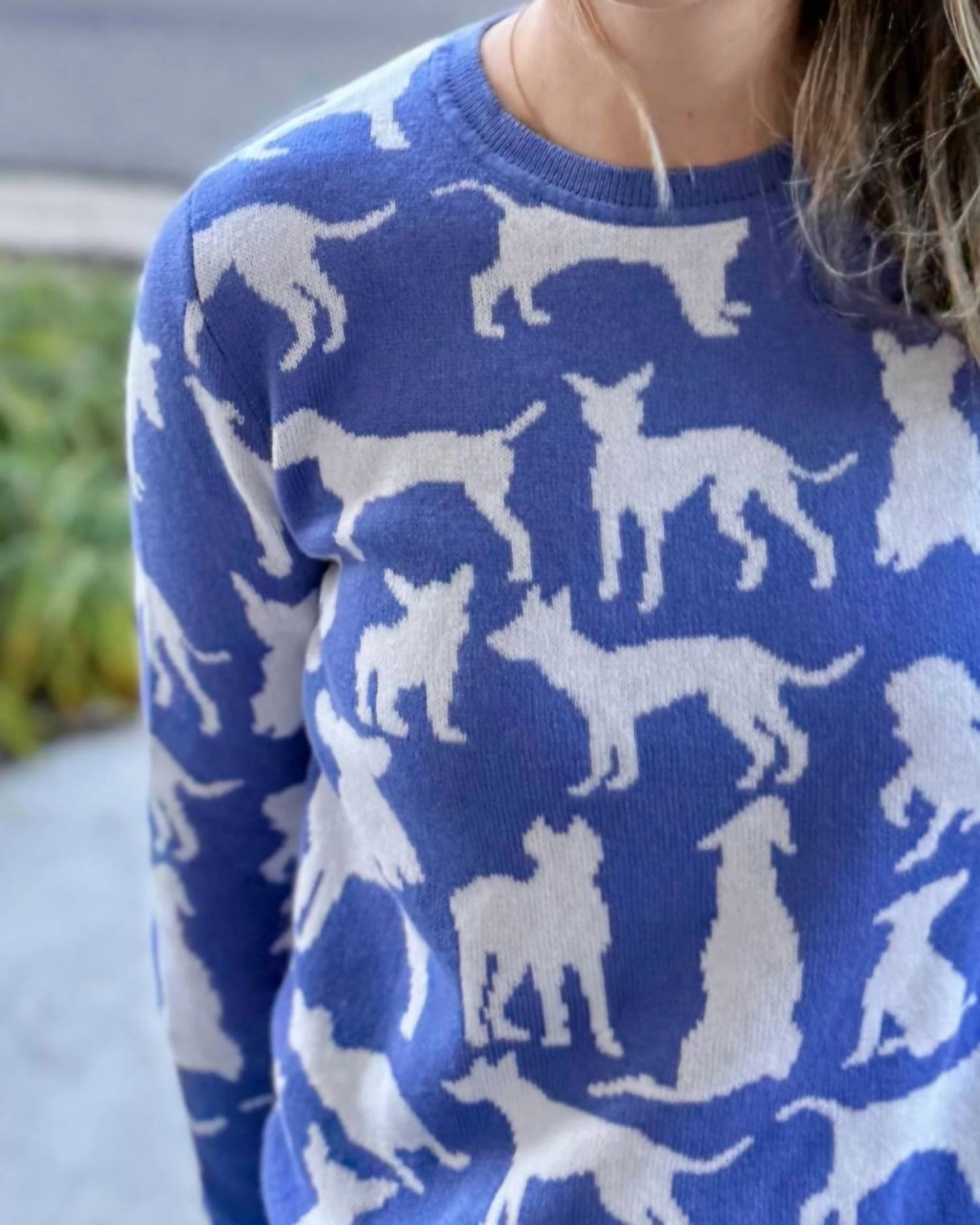 Alashan Cashmere - Dogs Crewneck Sweater