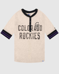 Starter - Womens Colorado Rockies First Choice 3/4 Sleeve Shirt