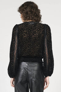 Dear John Denim - Robena Velvet Burnout Top