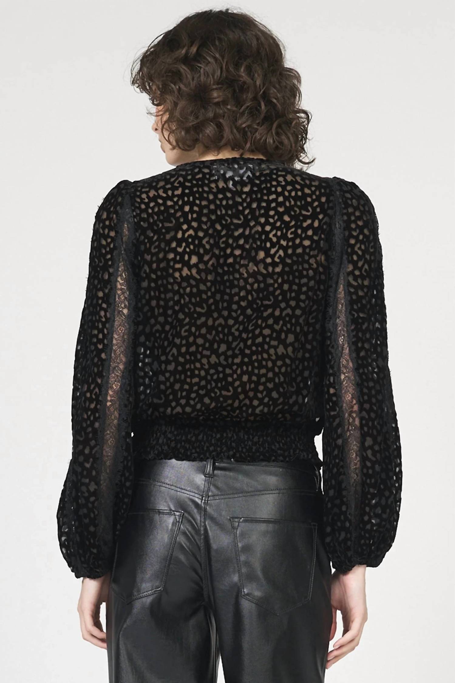 Dear John Denim - Robena Velvet Burnout Top