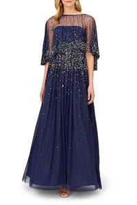 Aidan Mattox - Ball Gown With Removeable Beaded Cape