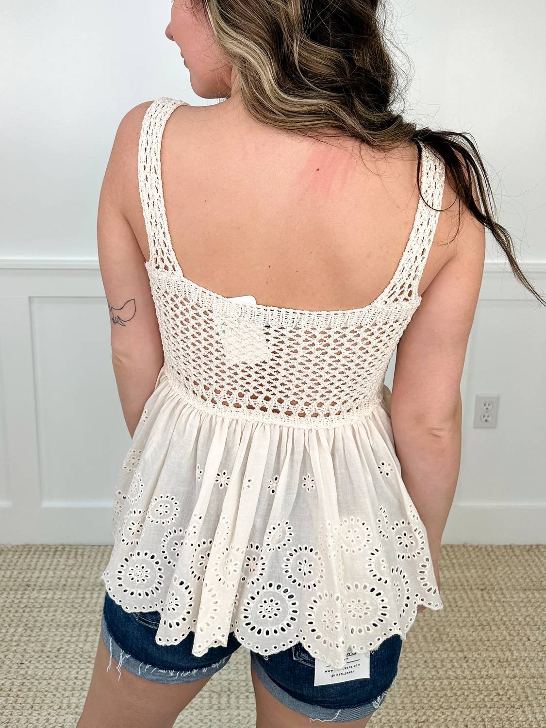 Blue Blush - The Perfect Getaway Knit Tank Top