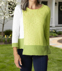 Habitat - Yin Yang Step It Up Boatneck Sweater