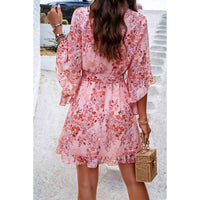 Supreme Fashion - Charity Floral Wrap Mini Dress