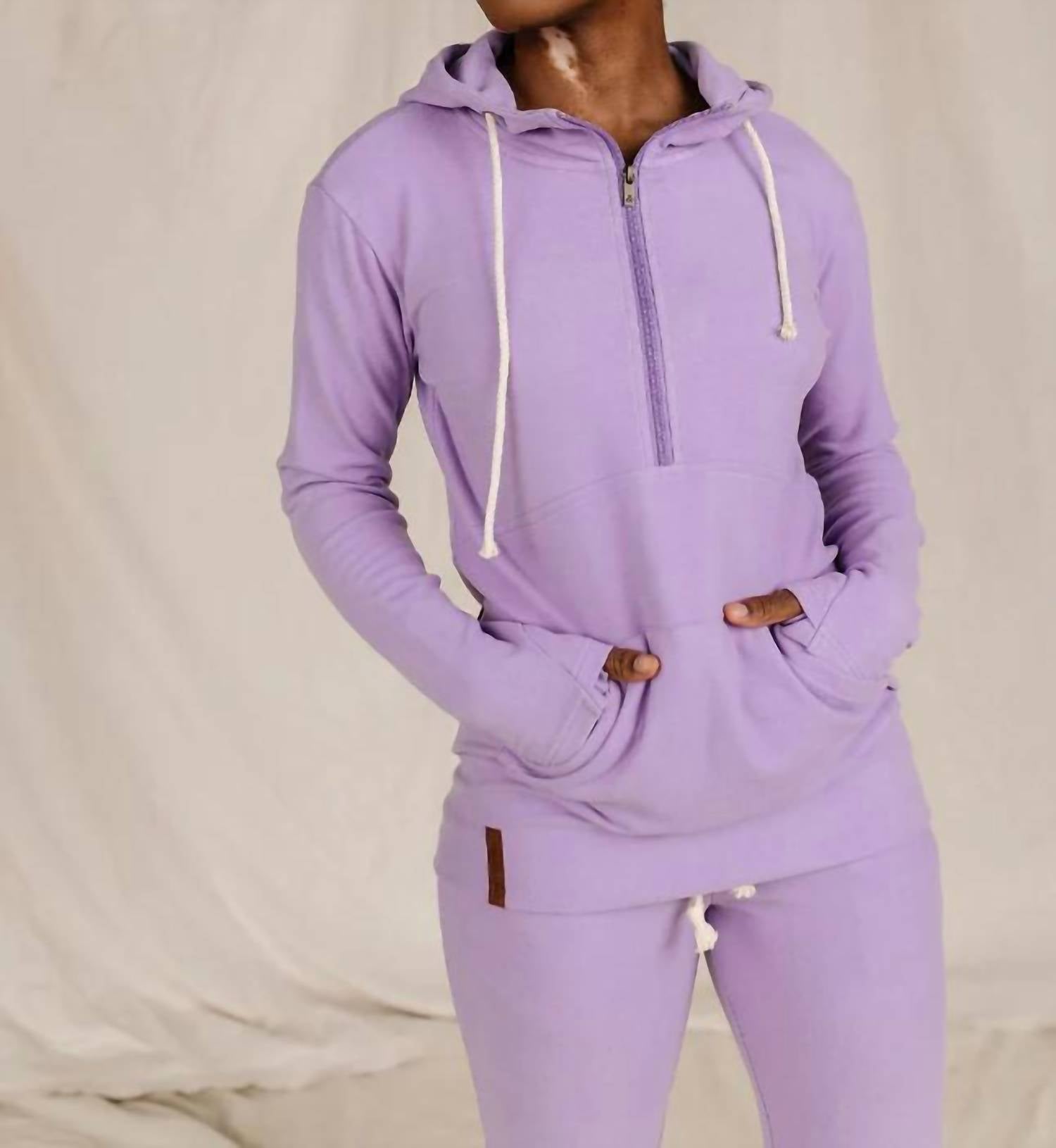 Ampersand Ave - Performance Fleece Halfzip Hoodie