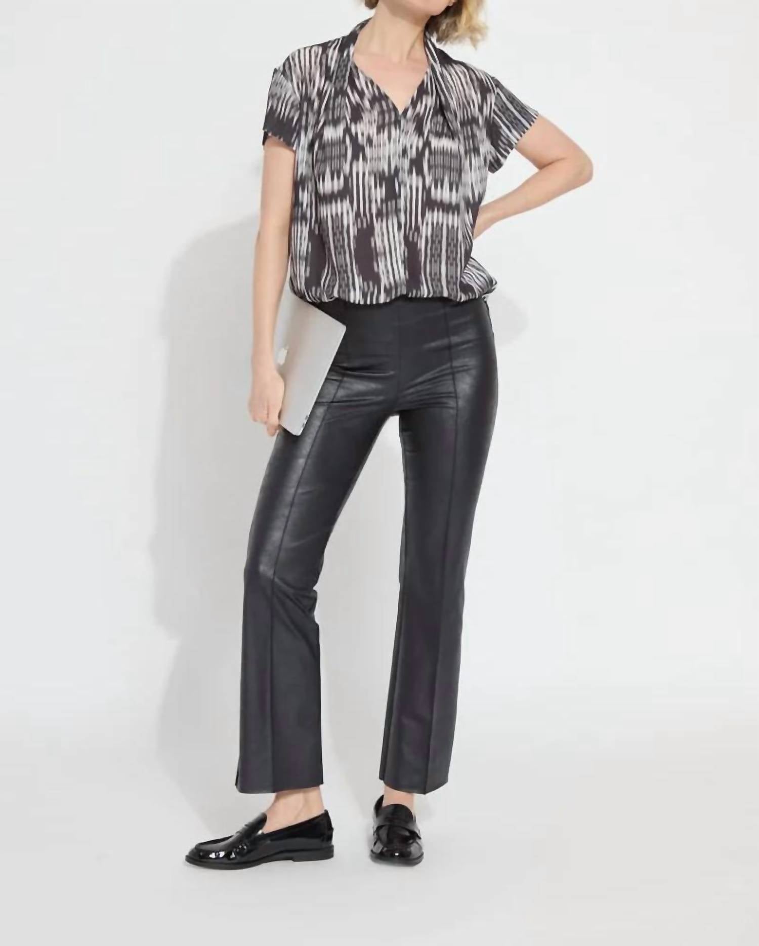 Lysse - Women's Elysse Foiled Leather Pant