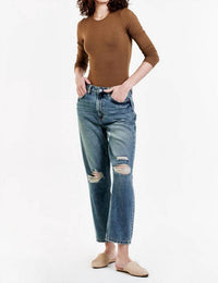 Dear John Denim - Jodi High Rise Straight Leg Jean