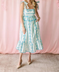 &Merci - Floral Print Midi Dress