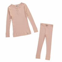 Marmar Copenhagen - Kid's Long Sleeve Ribbed Henley Set