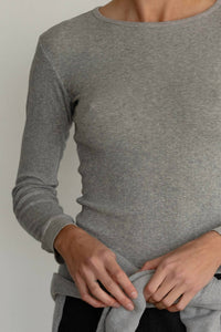 Donni. - Pointelle Long Sleeve Top