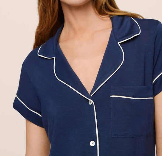 Eberjey - Gisele Tencel Modal Short Sleeve Cropped Pajama Set