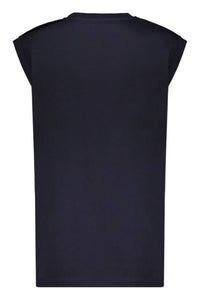 Balmain - Women's Cotton Sleeveless Logo Tank Shirt
