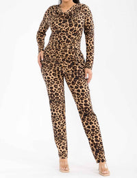 Karen T Design - Cheetah Print Two Piece Set