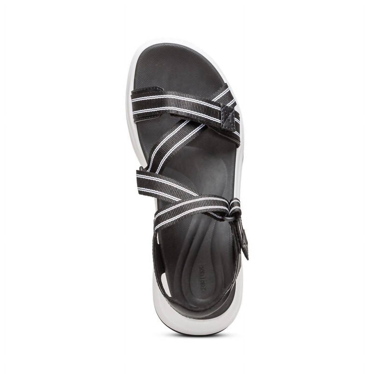 Aetrex Women's Marz Sandal in black - women's sandal - alternate view