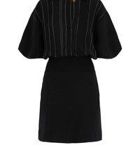 Salvatore Ferragamo - Women's Contrast Stitch Knit Dress