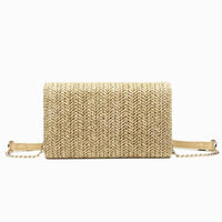 Like Dreams - Women's Bonnie Straw Wallet Bowtie Crossbody Bag
