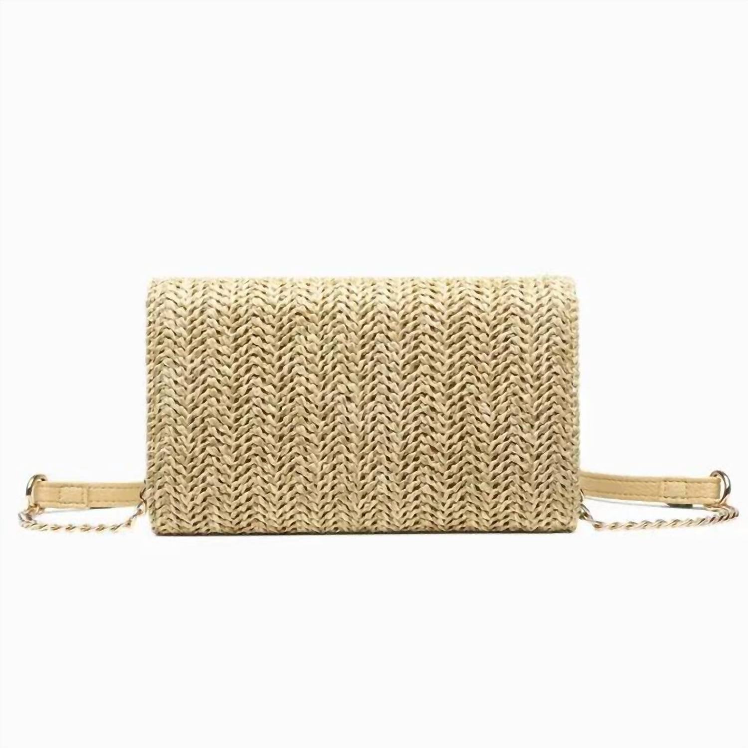 Like Dreams - Women's Bonnie Straw Wallet Bowtie Crossbody Bag