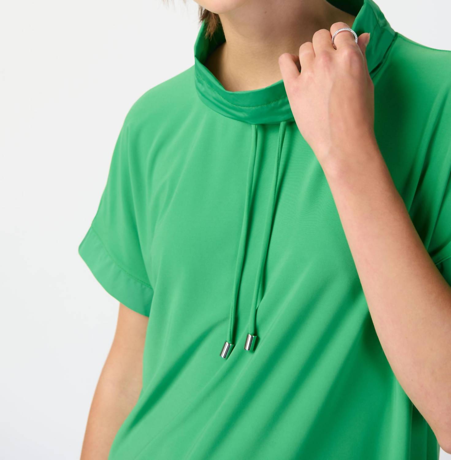 Joseph Ribkoff - Cowl Neck Pullover With Pocket