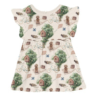 Kickee - Kid's Short Sleeve Lola Swing Dress