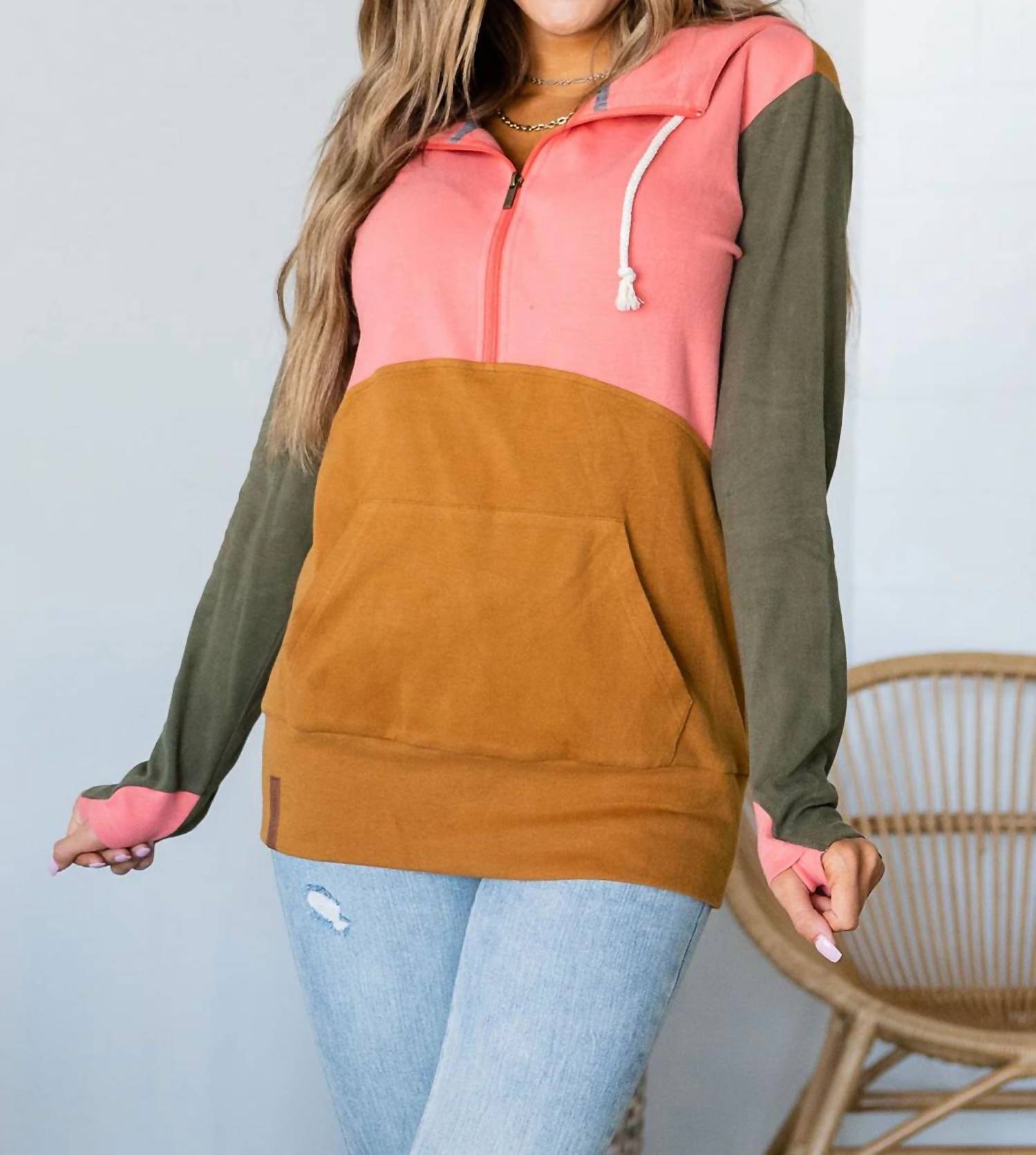 Ampersand Ave - Halfzip Hoodie