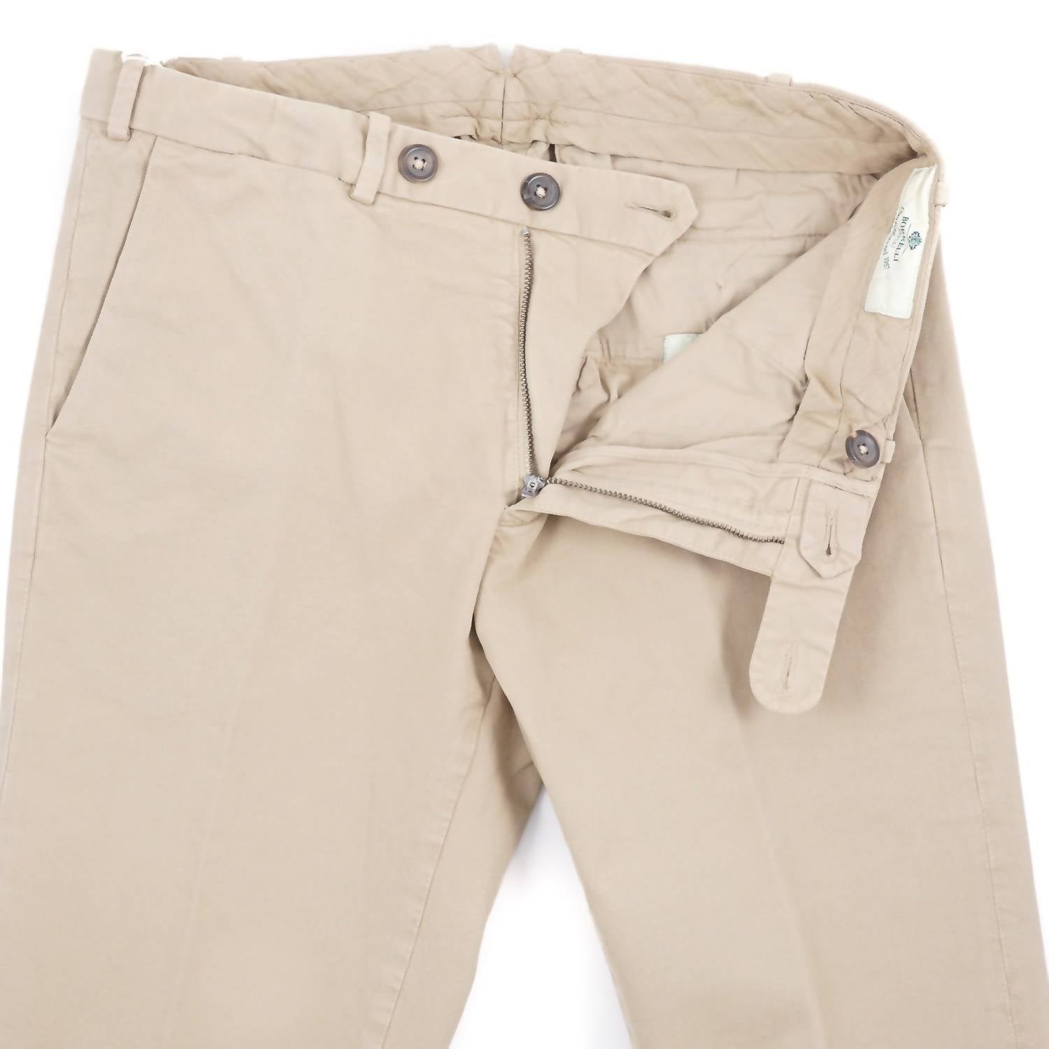 Luigi Borrelli Napoli - Men's Slim-fit Cotton Pants