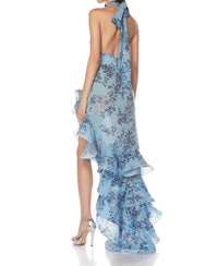 Bronx And Banco - Bronte Blue Poppy Maxi Dress