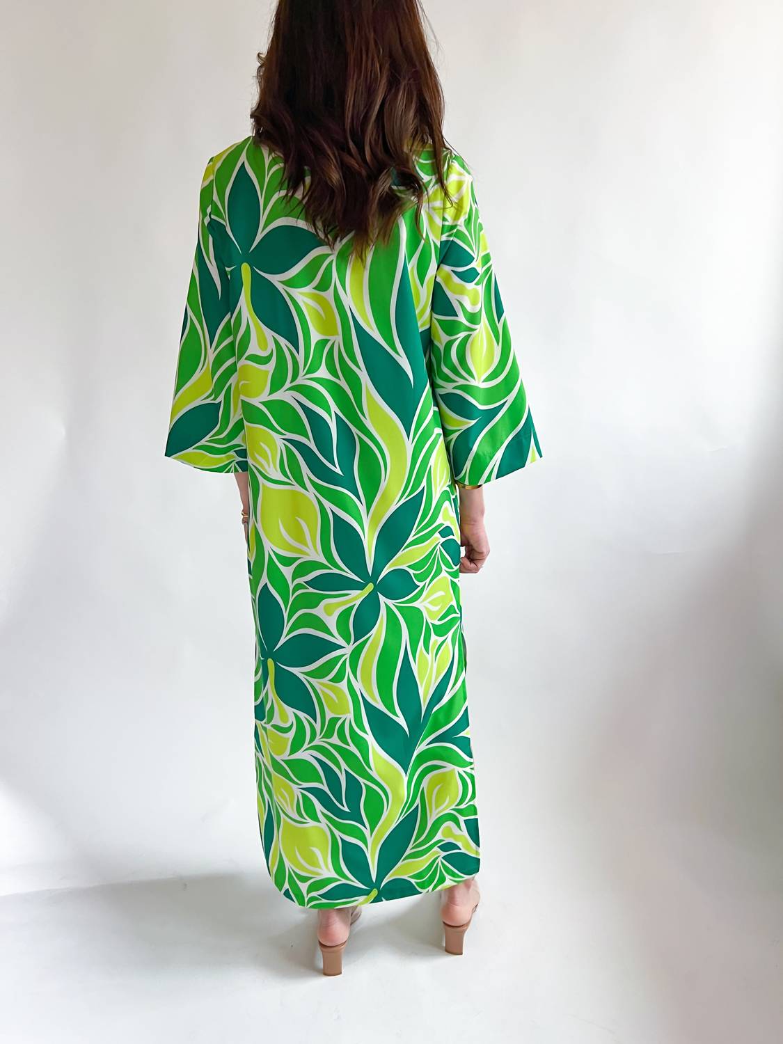 Jade - Lace Up Maxi Dress