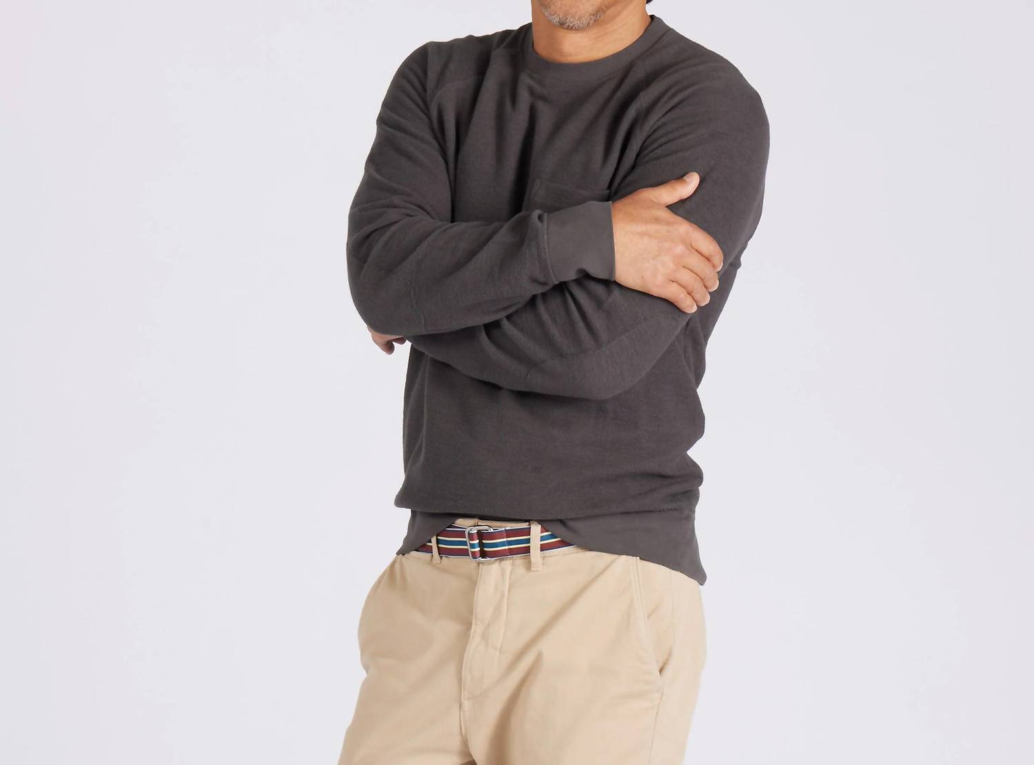 Grayers - Dunlop Reverse Fleece Crew Neck Sweater